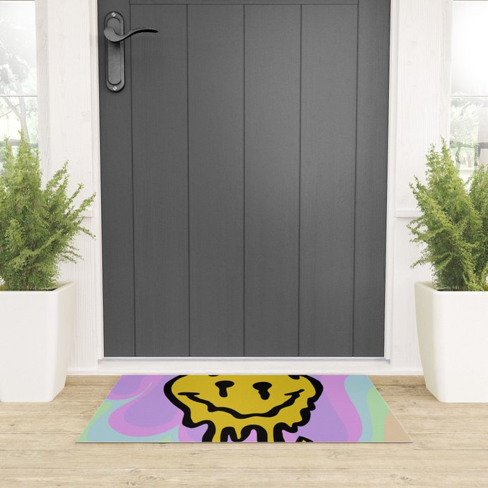 Melty Melt Smile Welcome Mat Gallery Image 3