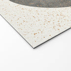 Circle Abstract - Gold Grey Texture Welcome Mat Gallery Image 2