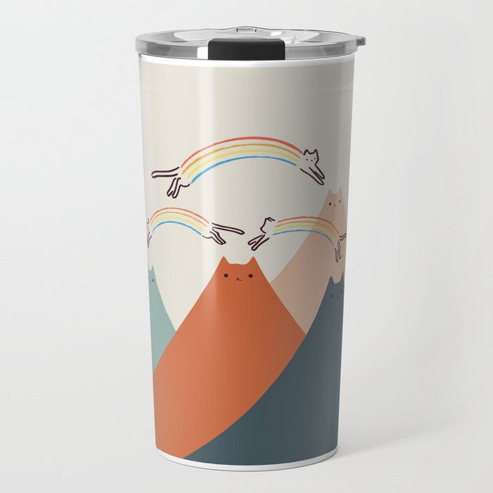 Cat Landscape 101 Travel Mug Gallery Image 1
