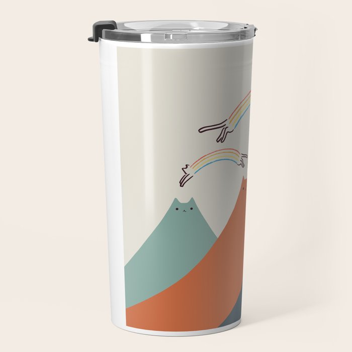 Cat Landscape 101 Travel Mug Gallery Image 3