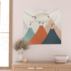 Cat Landscape 101 Wall Tapestry Gallery Image 2
