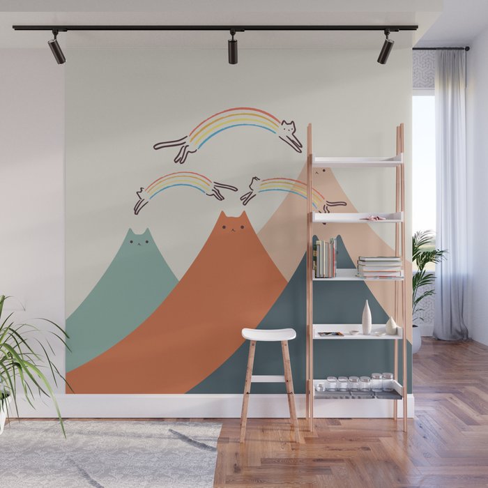 Cat Landscape 101 Wall Mural Gallery Image 1