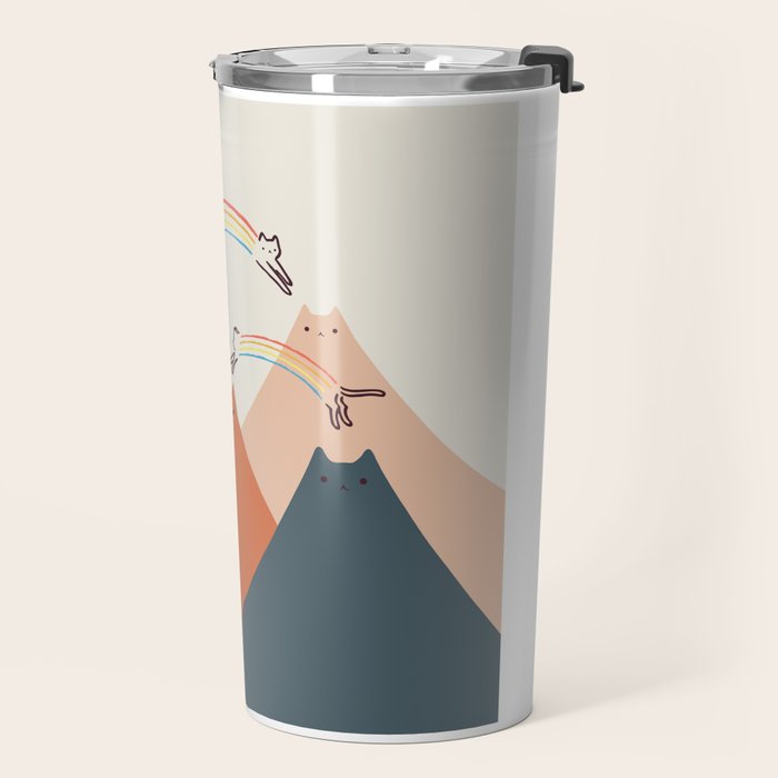 Cat Landscape 101 Travel Mug Gallery Image 2