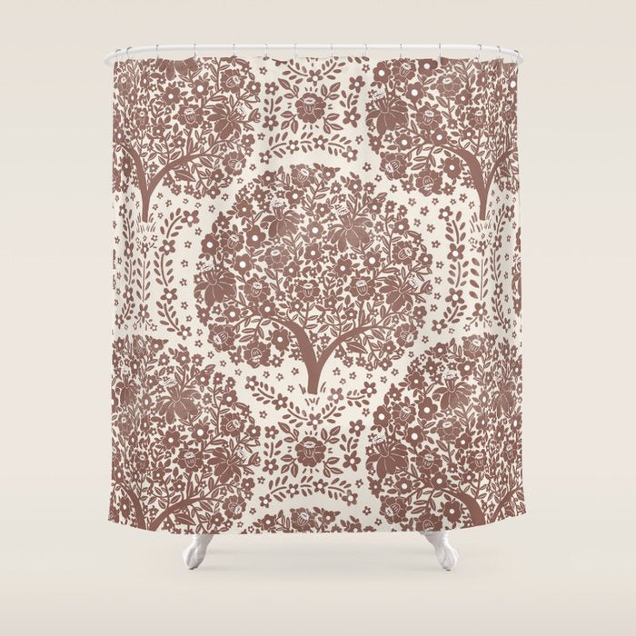 Blossoming Forest Shower Curtain Gallery Image 1