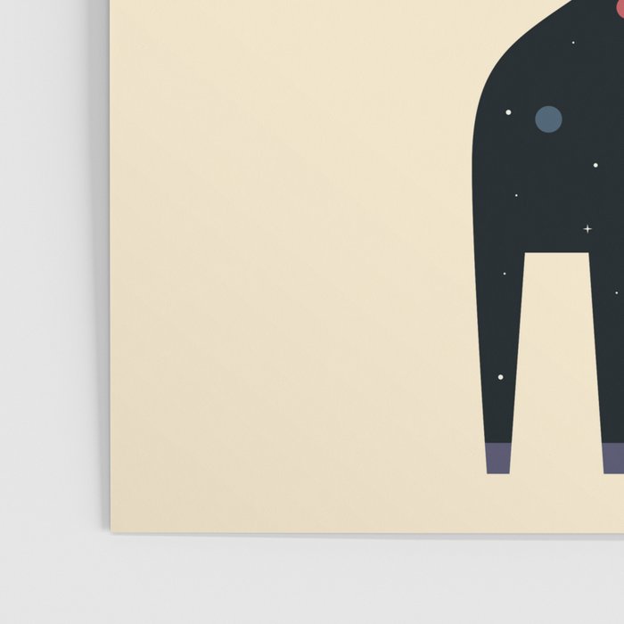 Galaxy Giraffe Poster Gallery Image 3