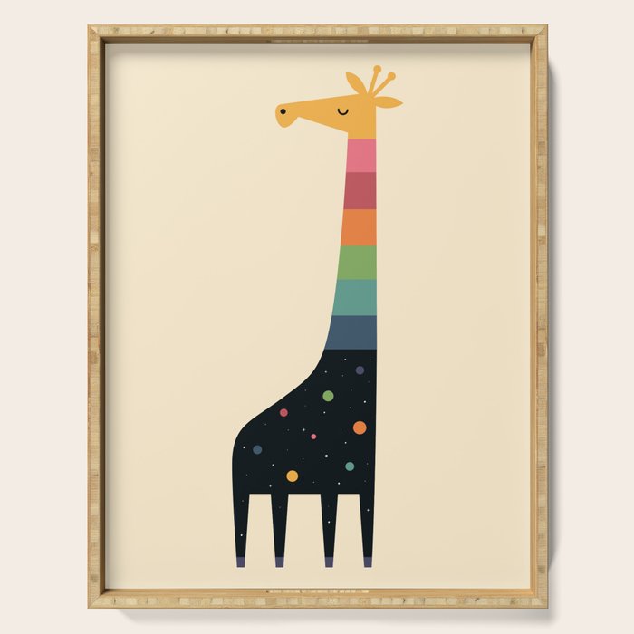 Galaxy Giraffe Serving Tray Gallery Image 1