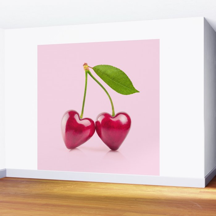 CHERRY LOVE Wall Mural Gallery Image 2