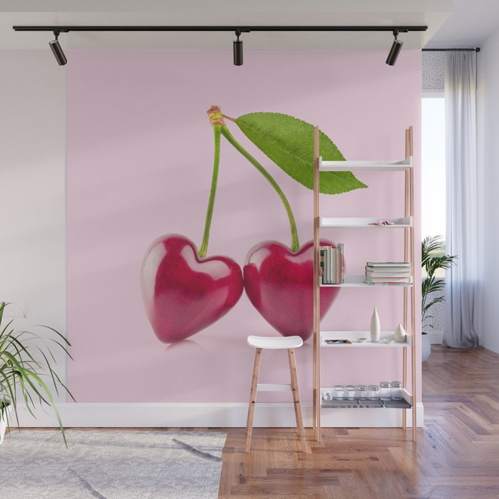 CHERRY LOVE Wall Mural Gallery Image 1