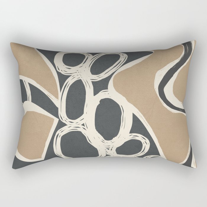 Abstract Botany 2 Rectangular Pillow Gallery Image 2