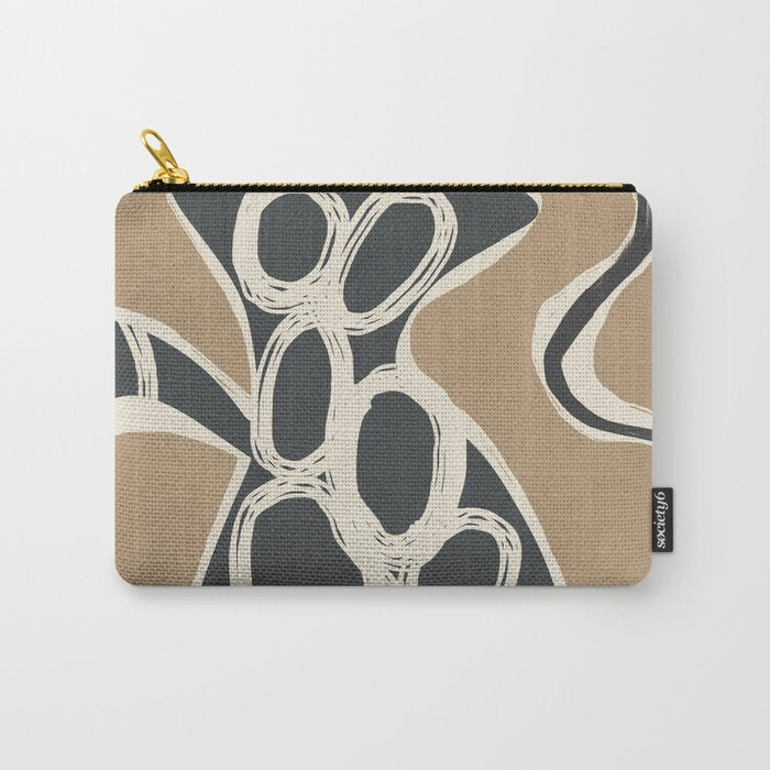 Abstract Botany 2 Carry All Pouch Gallery Image 1