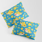 Lemon shark and friends  Pillow Sham Gallery Image 3