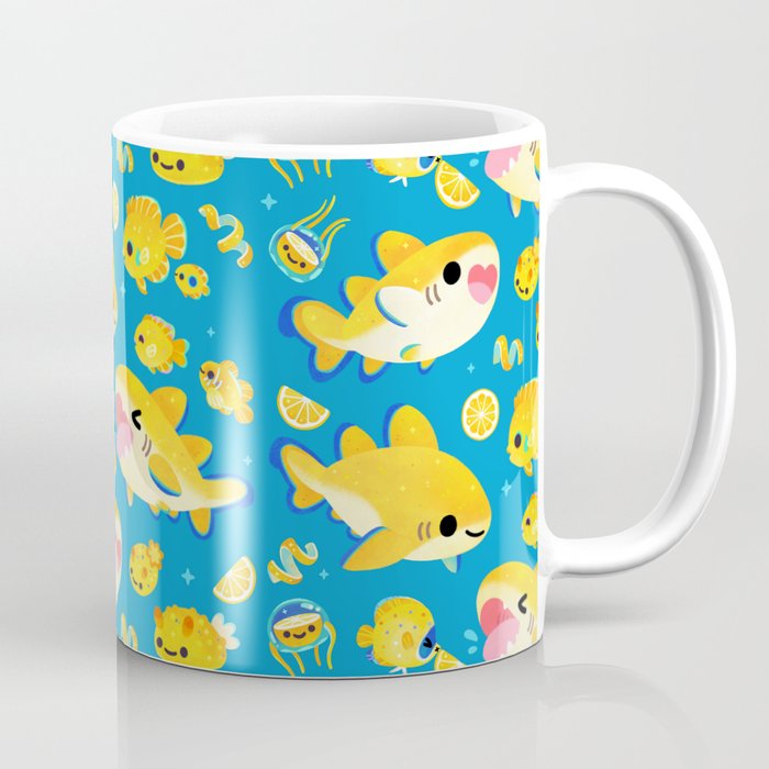 Lemon shark and friends  Coffee Mug Gallery Image 1