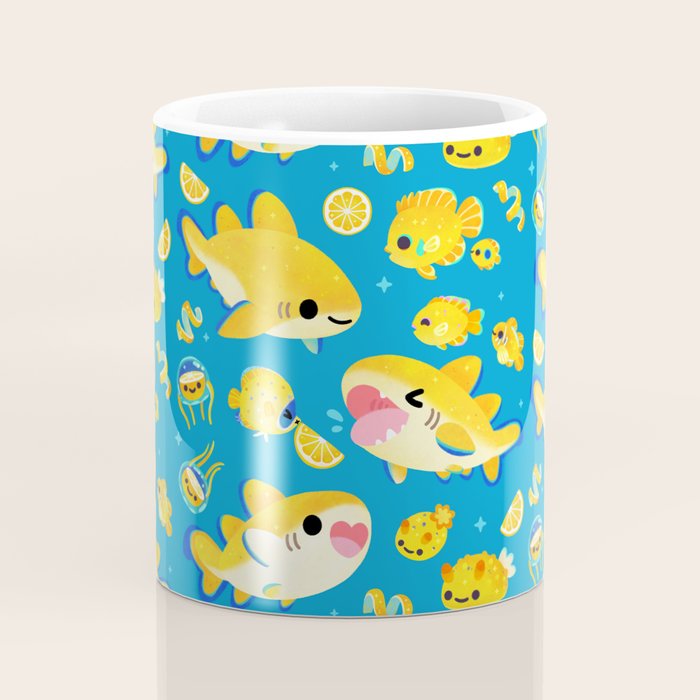 Lemon shark and friends  Coffee Mug Gallery Image 4