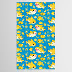 Lemon shark and friends  Tablecloth Gallery Image 2