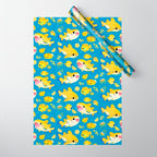 Lemon shark and friends  Wrapping Paper Gallery Image 1