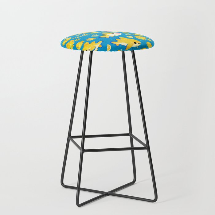 Lemon shark and friends  Stool Gallery Image 1