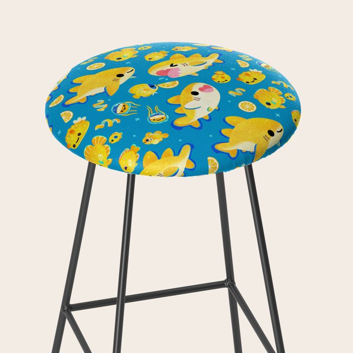 Lemon shark and friends  Stool Gallery Image 2