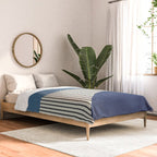 Quarter Circle Lines - Blue Navy  Comforter Gallery Image 2