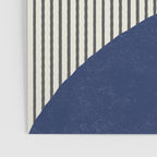 Quarter Circle Lines - Blue Navy  Poster Gallery Image 3