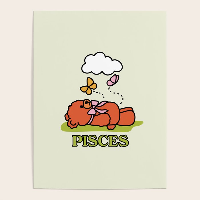 Pisces Teddy Bear Poster Gallery Image 4