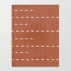 boho stitched stripes - ginger Notebook Gallery Image 4