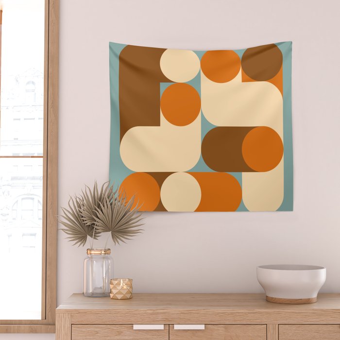 Retro 17A Wall Tapestry Gallery Image 2