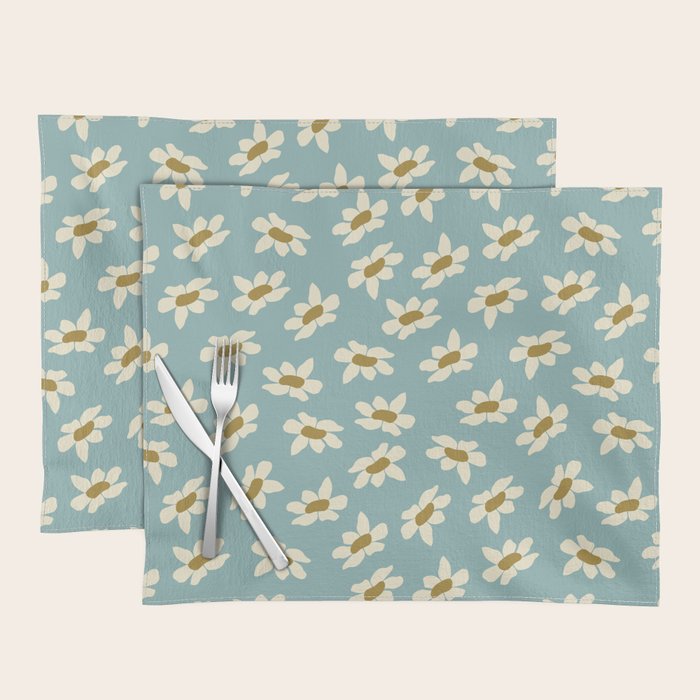 Sweet Daisy Blue  Placemat Gallery Image 1