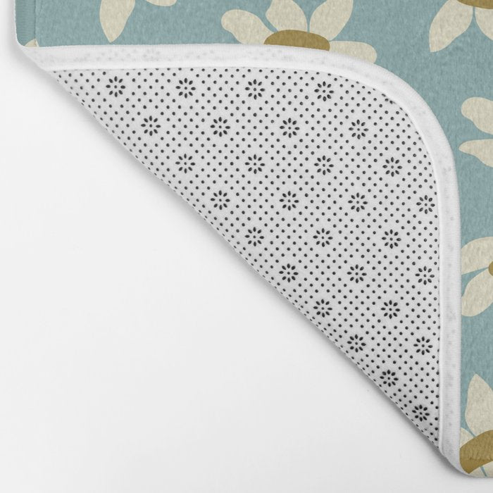Sweet Daisy Blue  Bath Mat Gallery Image 2