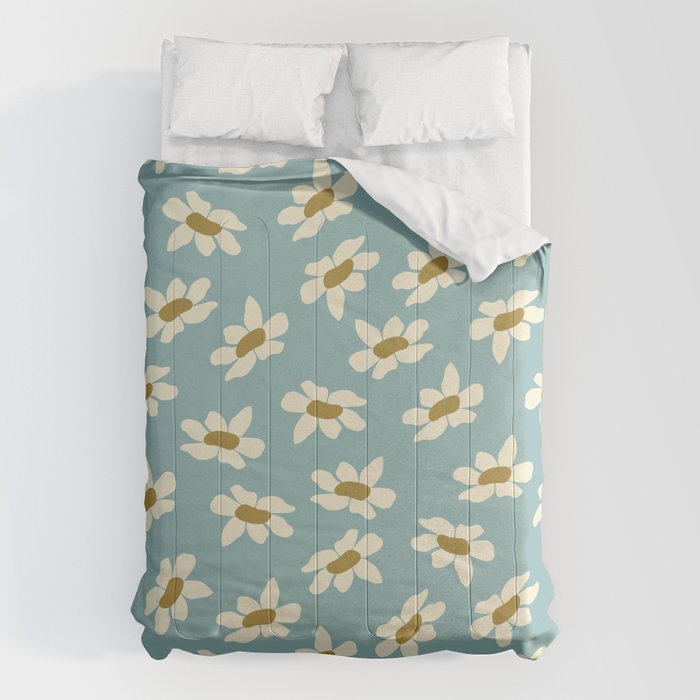 Sweet Daisy Blue  Comforter Gallery Image 6
