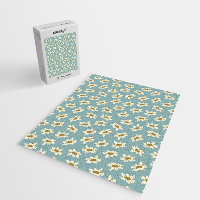 Sweet Daisy Blue  Jigsaw Puzzle Gallery Image 2