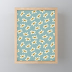 Sweet Daisy Blue  Mini Art Print Gallery Image 1