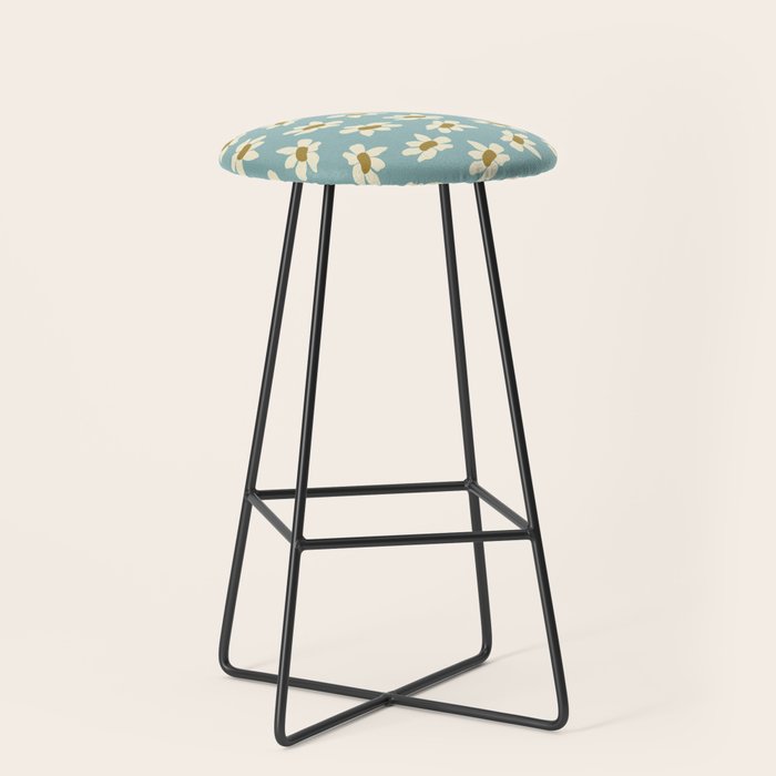 Sweet Daisy Blue  Stool Gallery Image 1