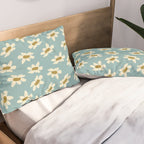 Sweet Daisy Blue  Pillow Sham Gallery Image 2