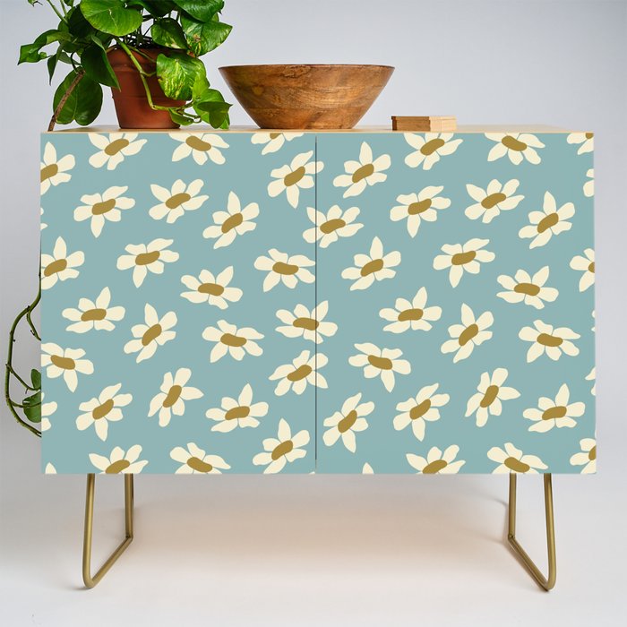 Sweet Daisy Blue  Credenza Gallery Image 1