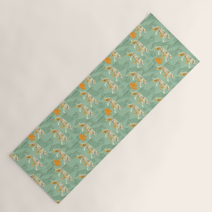 The tiger pattern Yoga Mat Gallery Image 1