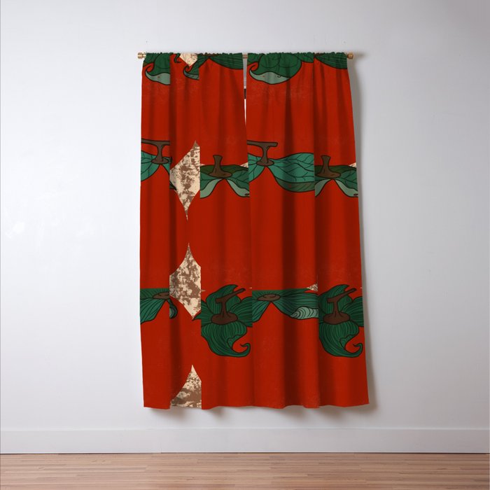 Red fruit arrangement Window Curtain Gallery Image 3