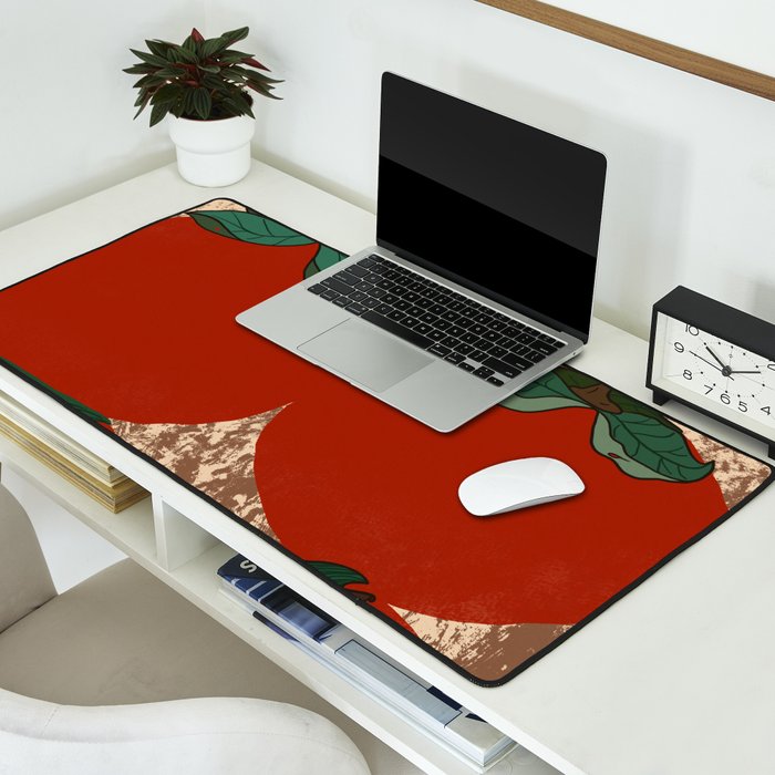 Red fruit arrangement Desk Mat Gallery Image 2