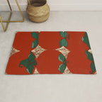 Red fruit arrangement Rug Gallery Image 1