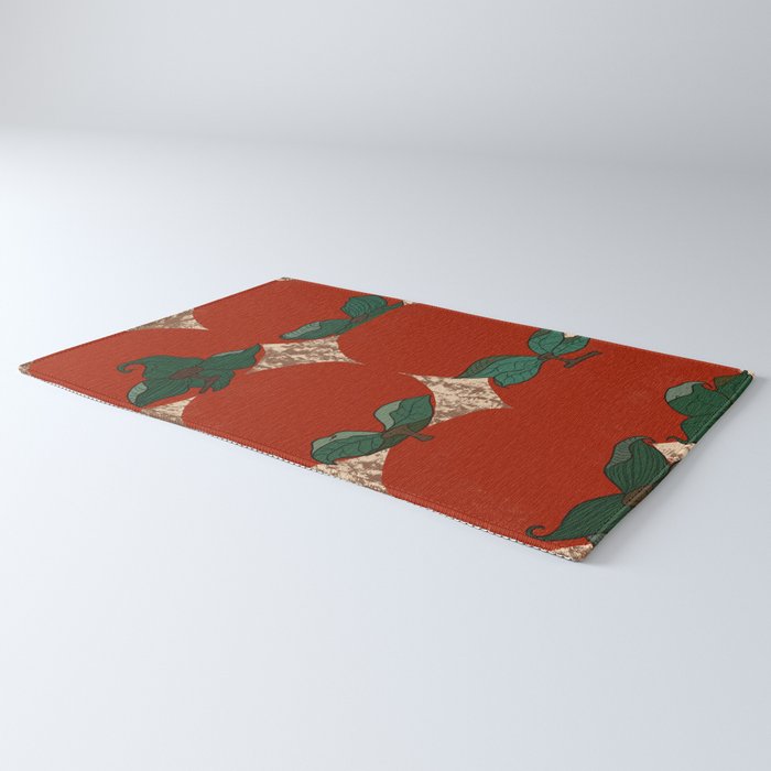 Red fruit arrangement Rug Gallery Image 3
