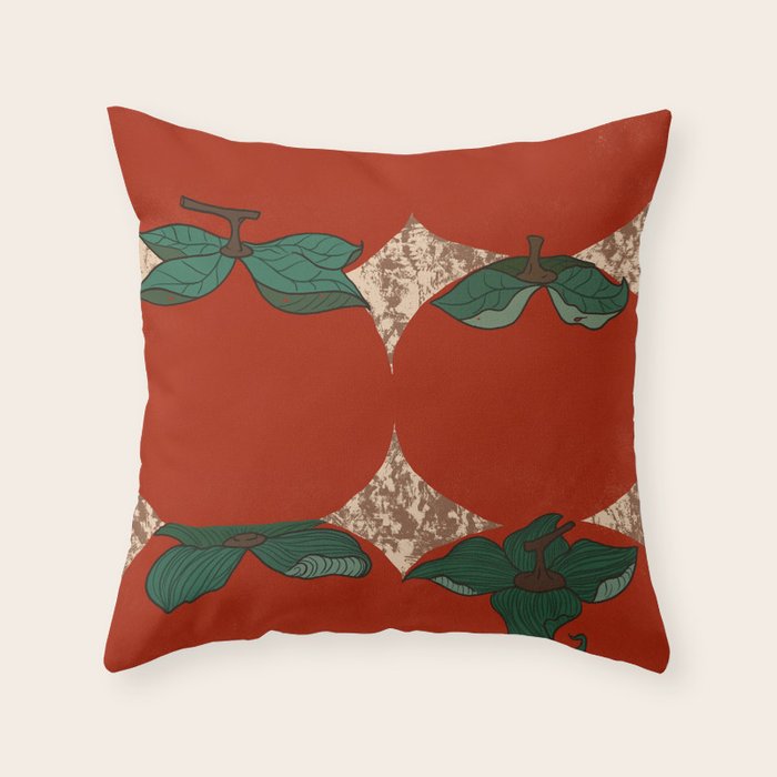Red fruit arrangement Throw Pillow Gallery Image 6