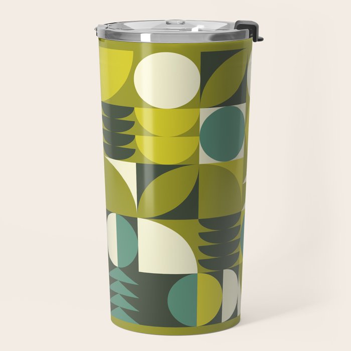 Vintage Geometric 01D Travel Mug Gallery Image 2