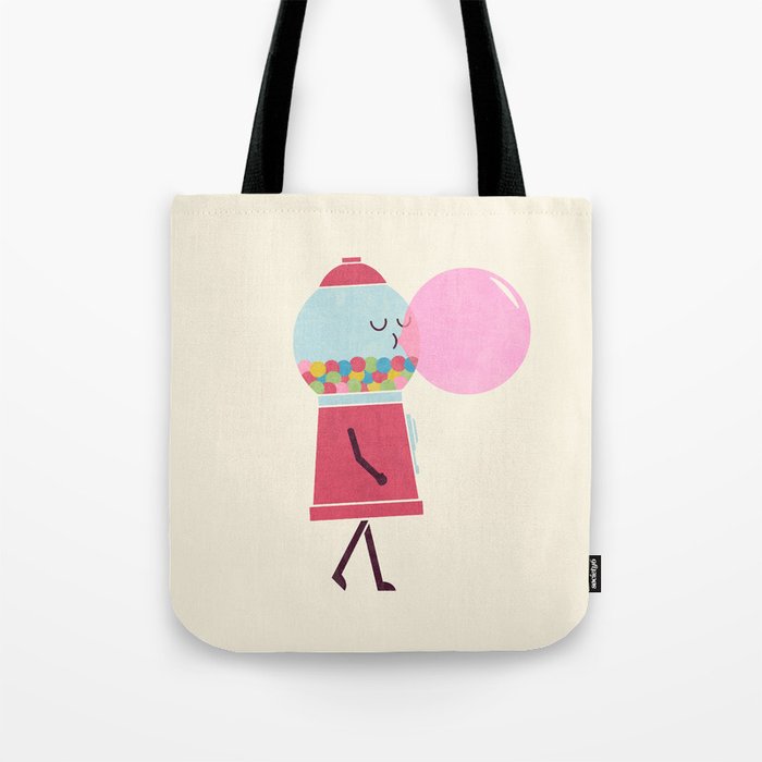 Bubble Gum Tote Bag Gallery Image 1