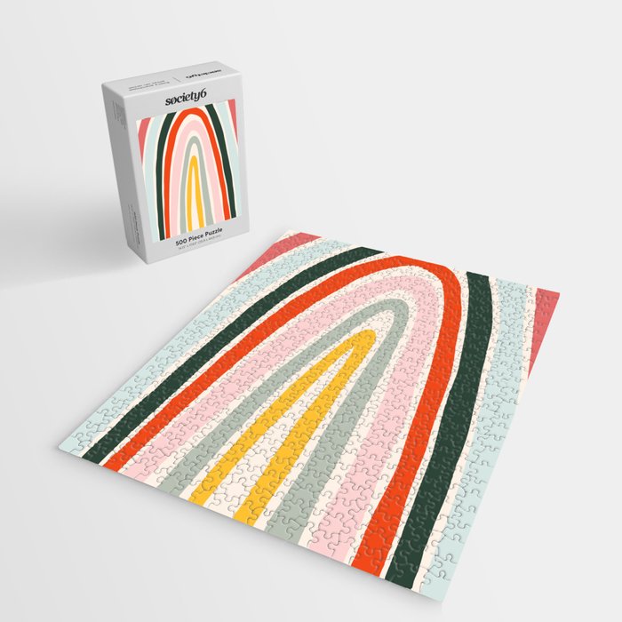 70s Vintage Rainbow Jigsaw Puzzle Gallery Image 2