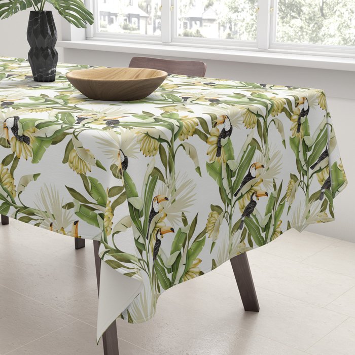 Toucans in Banana Plantation N Tablecloth Gallery Image 3