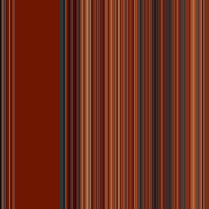 Bold Rust Colorful Stripes Coffee Mug Gallery Image 2