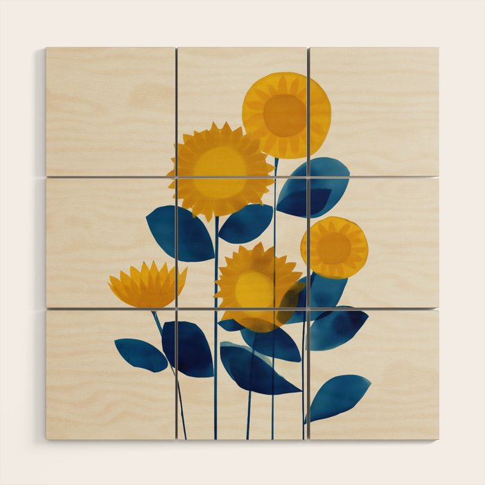 Sunlit Harmony Wood Wall Art Gallery Image 1