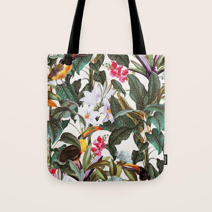 Tropical Toucan Garden Tote Bag Gallery Image 1