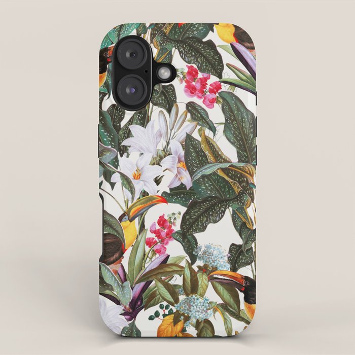 Tropical Toucan Garden iPhone Case Gallery Image 1