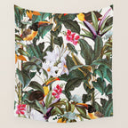 Tropical Toucan Garden Wall Tapestry Gallery Image 4
