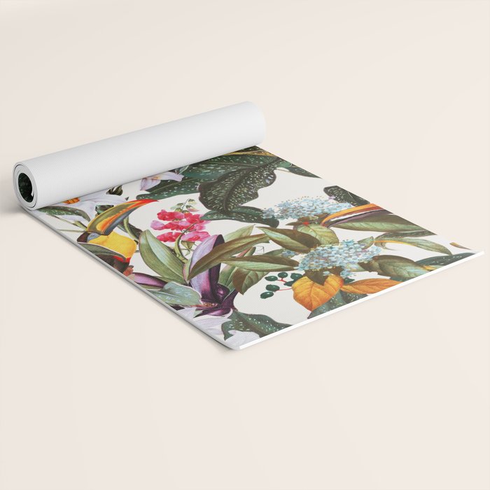 Tropical Toucan Garden Yoga Mat Gallery Image 2